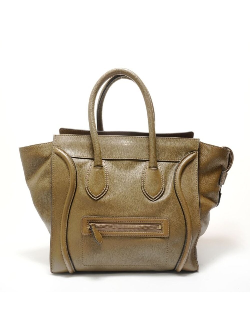 Celine Handbag Luggage Khaki